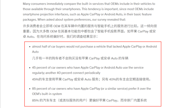 满血版CarPlay终于来了 但我有生之年未必用得上