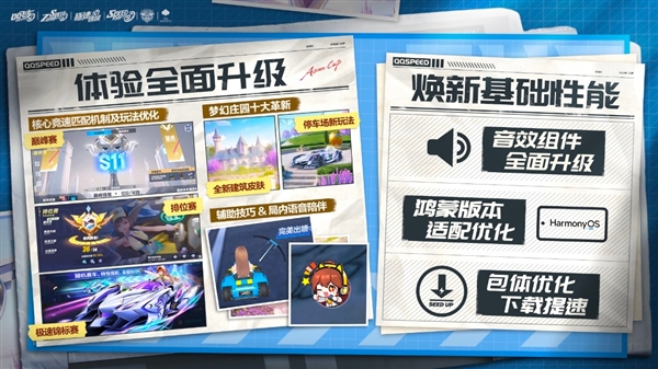 《QQ飞车手游》鸿蒙版官宣明天上线：与安卓数据互通 保留所有资产