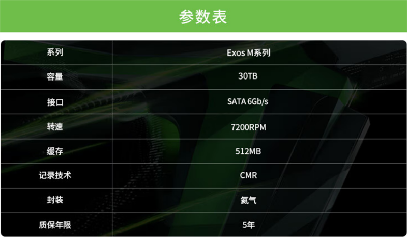 HAMR与CMR加持的稳定可靠企业级硬盘！希捷银河Exos M 30TB评测：读取逼近300MB/s
