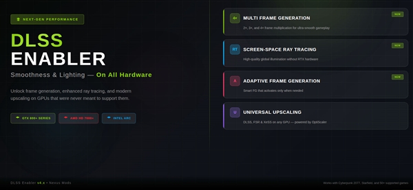 大神秀翻全场：抢先官方解锁RX 7000多帧生成和FSR4！可惜效果没想象好