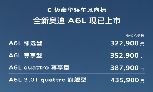 降价10万的奥迪A6L 登味似乎没那么重了