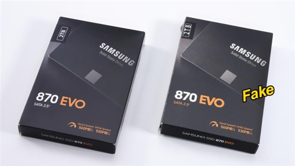 三星870 EVO写入120GB就报废！拆开才发现是假货：Windows都被骗了