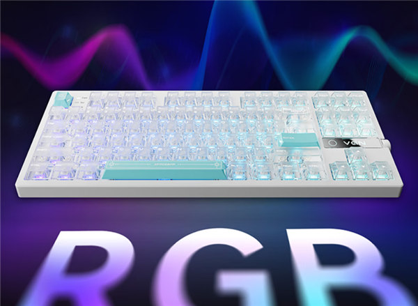 VGN推出V87Pro V2三模机械键盘：支持“双”8kHz回报率