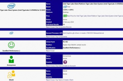 Intel二代10nm处理器Tiger Lake核显测试曝光 相当于PS4主机性能