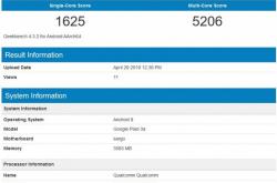 谷歌Pixel 3a现身Geekbench：处理器成谜