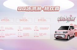 宏光MINI EV强力挑战者 奇瑞QQ冰淇淋桃欢喜上市：4.752万起