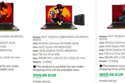 AMD锐龙9 9955HX3D系列游戏本已可预订：最低19000元