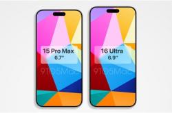 史上最大屏！iPhone 16 Pro系列确认6.3/6.9英寸屏幕