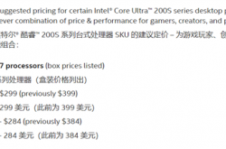 Intel官宣酷睿Ultra 200S降价！Ultra 7 265K/KF比Ultra 5 245K/KF还低