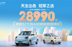 蝉联57个月A00级销冠！五菱宏光MINIEV四月销售28990台
