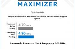 Intel 9代酷睿CPU性能放大器发布下载：智能自动超频