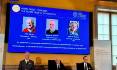 2025年诺贝尔物理学奖公布：3名科学家平分836万元奖金