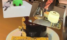 章泽天晒照庆32岁生日 伦敦豪宅曝光 生日蛋糕绿色主题很特别