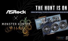 华擎推出 RX 9070 XT《怪物猎人：荒野》联名显卡：蓝色外观颜值爆表