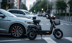 男子骑电动自行车闯红灯撞汽车被判全责后拒赔！法院判了