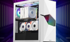 九州风神炫瞳机箱首发199元：3D立体前面板设计