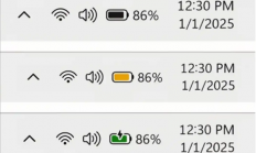 微软Win11电池图标迎大改！直接显示电量、还会变色