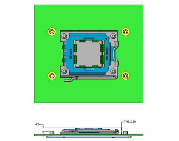 AMD AM4/AM5散热器互相兼容！TDP最高170W