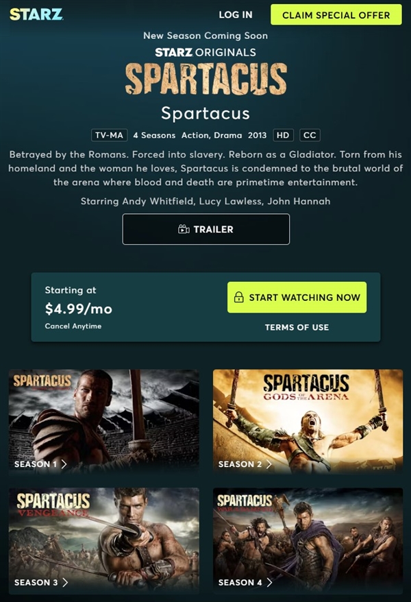 《斯巴达克斯》重返荧屏