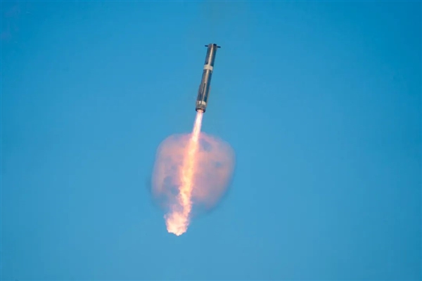 SpaceX星舰第七飞官方美图:真暴力美学