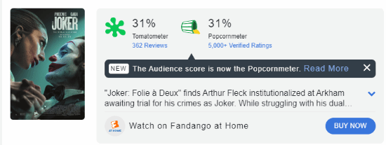 Lady Gaga谈《小丑2》票房惨败：有时观众就是不买账