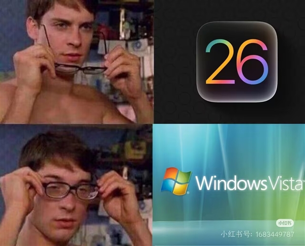 一眼回到20年前!老外吐槽macOS 26液态玻璃神似Windows Vista