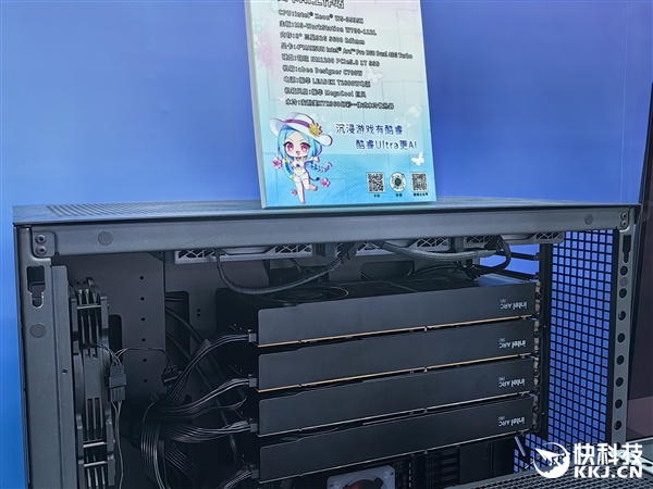 四卡八芯192GB显存!铭瑄秀Intel锐炫Pro B60显卡工作站