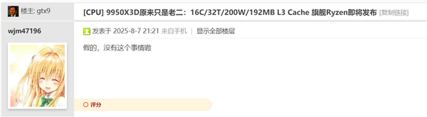 白高兴一场!AMD双X3D芯片的锐龙CPU并不存在