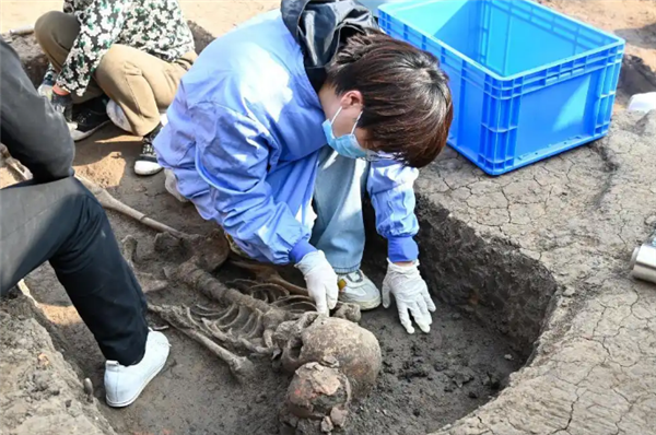 中国最早!河南贾湖遗址发现8000多年前木棺